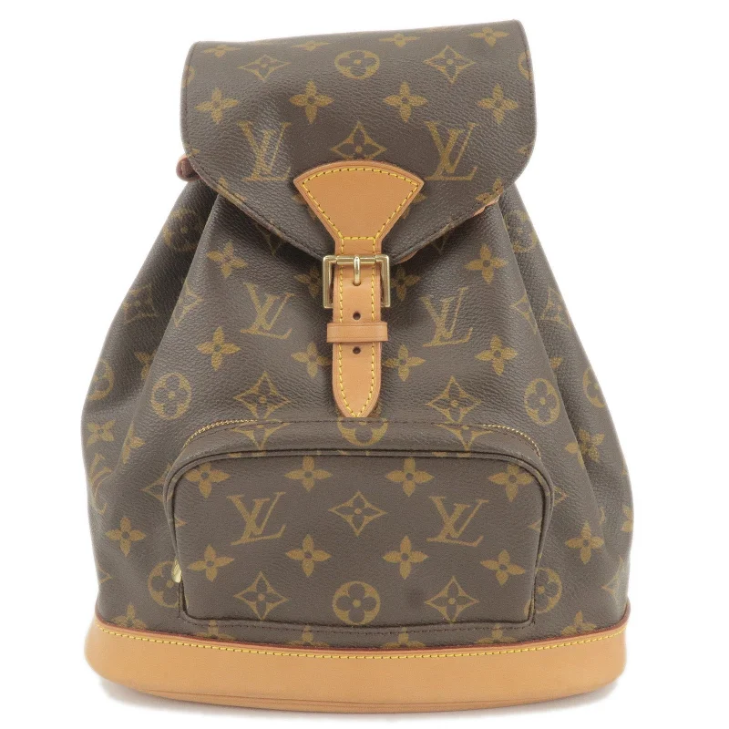 Louis Vuitton Monogram Montsouris MM Back Pack Bag M51136