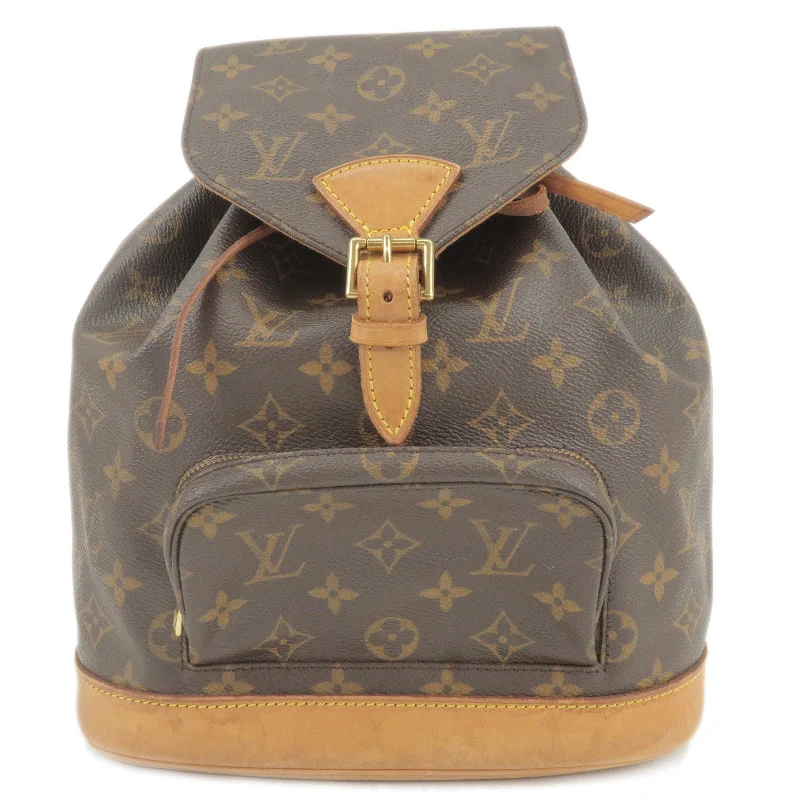 Louis Vuitton Monogram Montsouris MM Back Pack Bag M51136