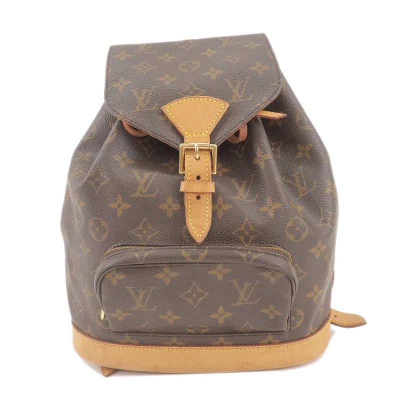 Louis Vuitton Monogram Montsouris MM Back Pack Bag M51136