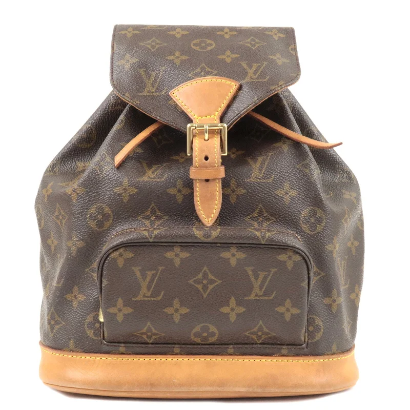 Louis Vuitton Monogram Montsouris MM Back Pack Bag M51136