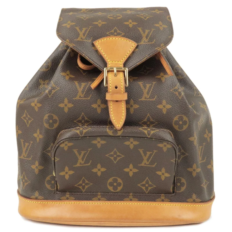 Louis Vuitton Monogram Montsouris MM Back Pack Bag M51136