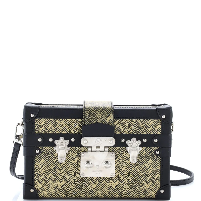 Petite Malle Handbag Limited Edition Printed Epi Leather