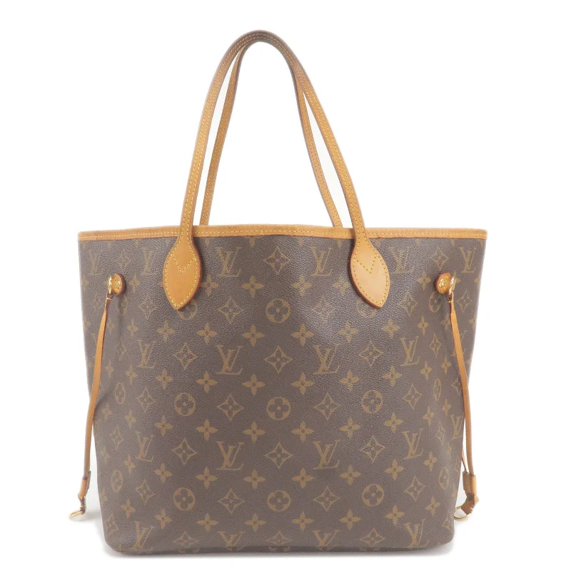 Louis Vuitton Monogram Neverfull MM Tote Bag Fuchsia M40996