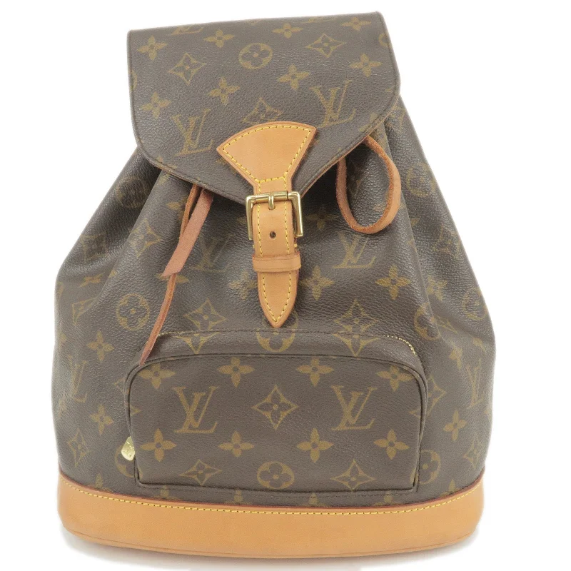 Louis Vuitton Monogram Montsouris MM Back Pack Bag M51136