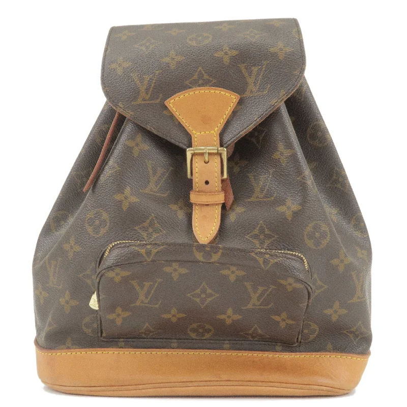 Louis Vuitton Monogram Montsouris MM Back Pack Bag M51136