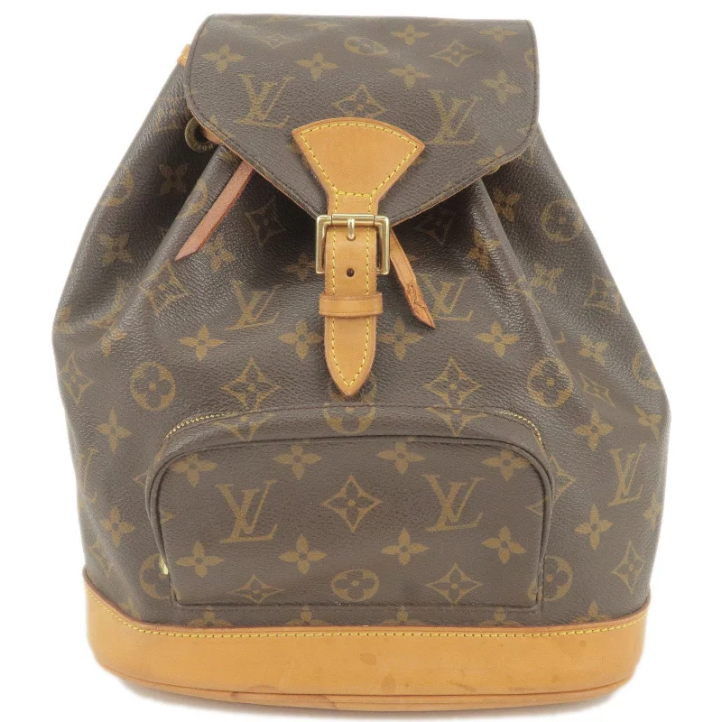 Louis Vuitton Monogram Montsouris MM Back Pack Bag M51136