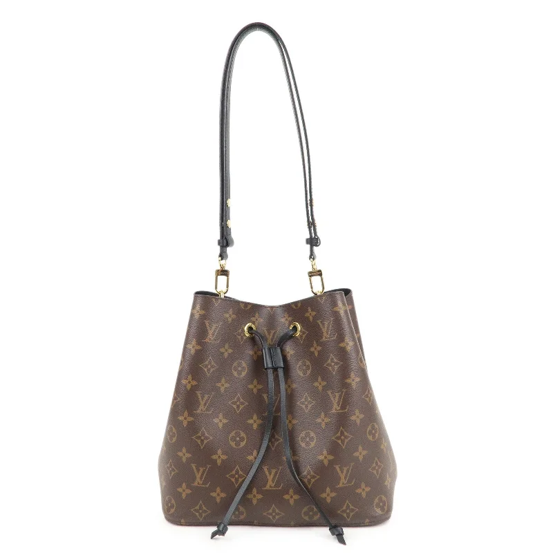 Louis Vuitton Monogram Neo Noe Shoulder Bag Noir M44020