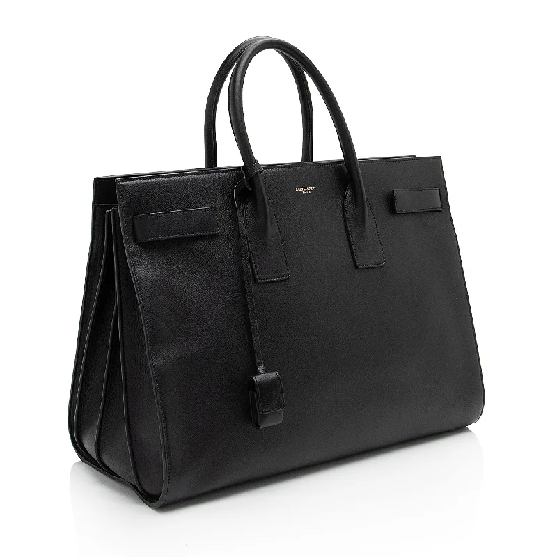 Saint Laurent Classic Calfskin Large Sac De Jour Tote bynEkD