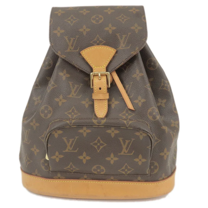 Louis Vuitton Monogram Montsouris MM Back Pack Bag M51136