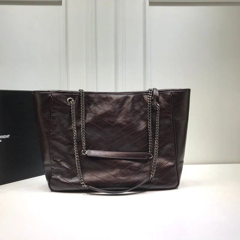 Yves Saint Laurent Niki Shopping Bag Burgundy