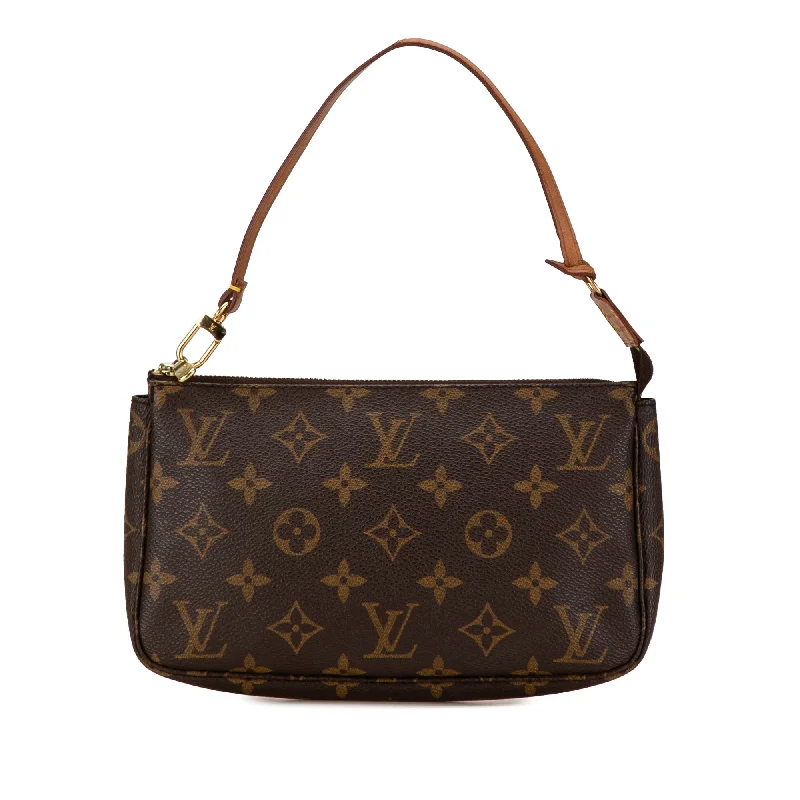 Brown Louis Vuitton Monogram Pochette Accessoires Shoulder Bag