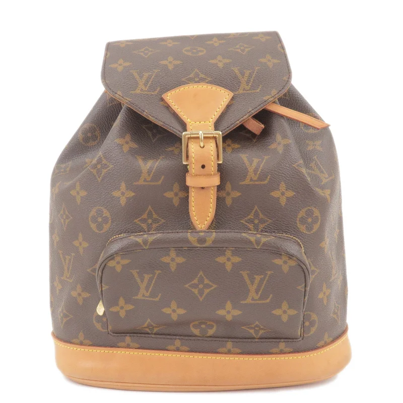 Louis Vuitton Monogram Montsouris MM Back Pack Bag M51136