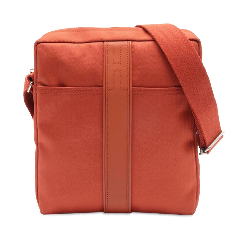 Orange Hermès Toile Acapulco Bandouliere MM Crossbody Bag