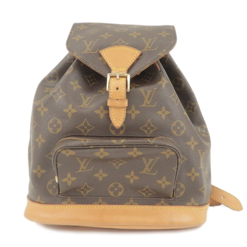 Louis Vuitton Monogram Montsouris MM Back Pack Bag M51136