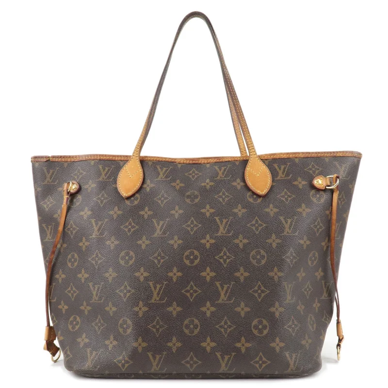 Louis Vuitton Monogram Neverfull MM Tote Bag M40156