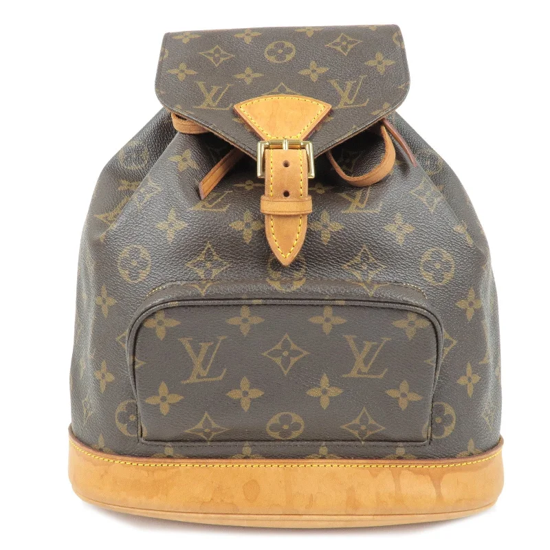 Louis Vuitton Monogram Montsouris MM Back Pack Bag M51136