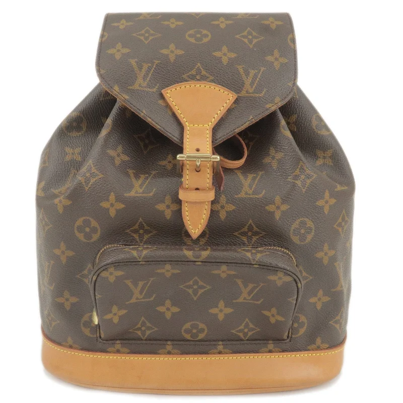 Louis Vuitton Monogram Montsouris MM Back Pack Bag M51136