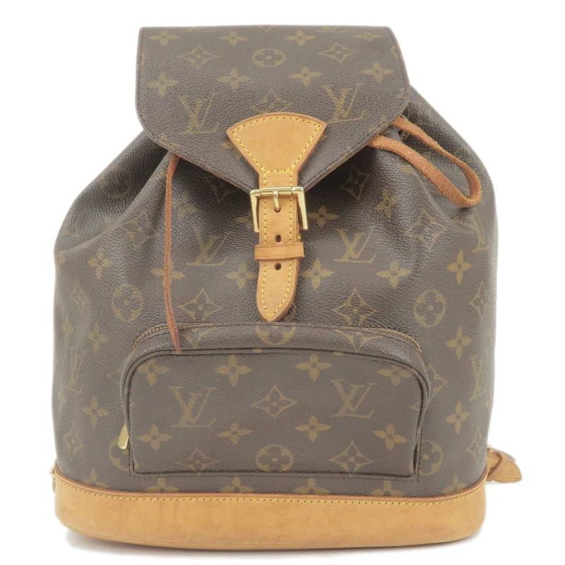 Louis Vuitton Monogram Montsouris MM Back Pack Bag M51136