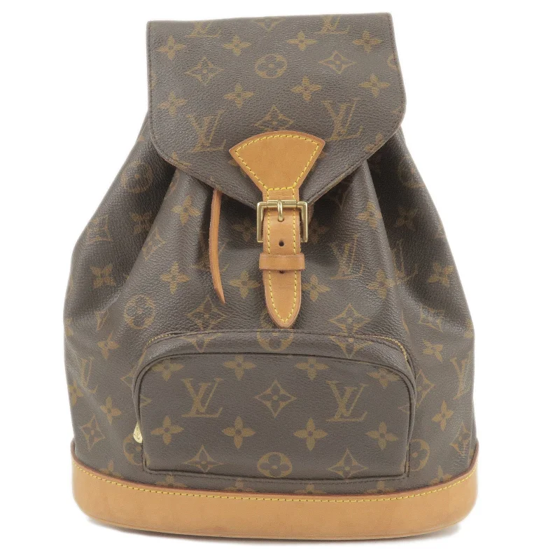 Louis Vuitton Monogram Montsouris MM Back Pack Bag M51136