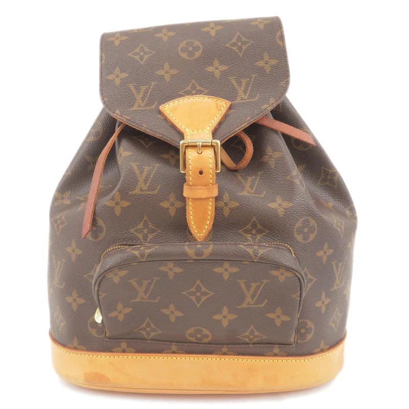 Louis Vuitton Monogram Montsouris MM Back Pack Bag M51136