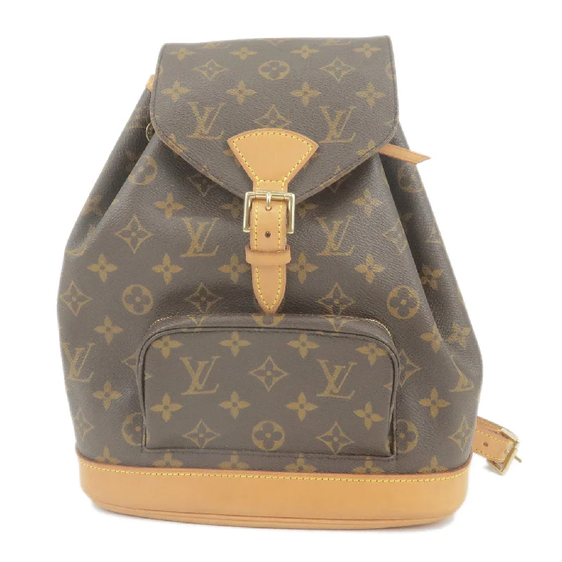 Louis Vuitton Monogram Montsouris MM Back Pack Bag M51136