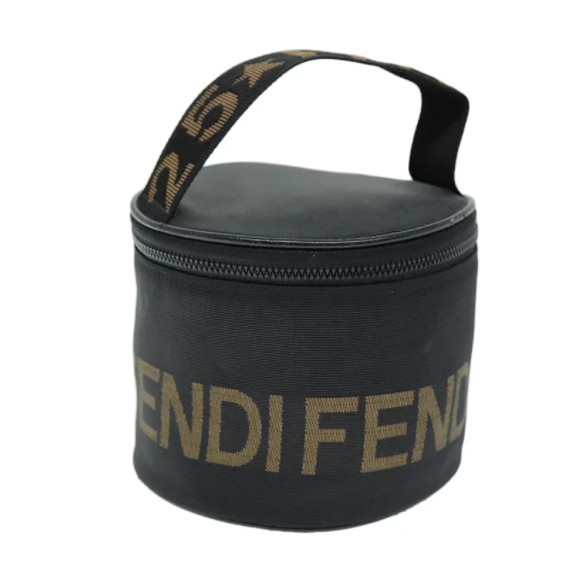 FENDI Vanity Pouch Nylon Black  ti1670