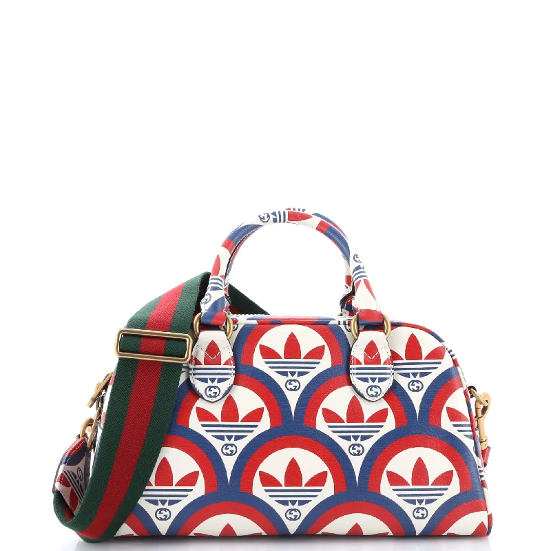 x adidas Duffle Bag Printed Leather Mini