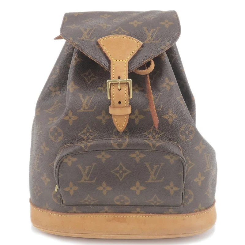 Louis Vuitton Monogram Montsouris MM Back Pack Bag M51136