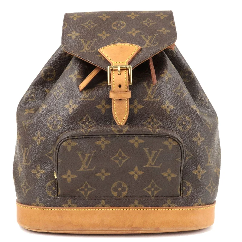 Louis Vuitton Monogram Montsouris MM Back Pack Bag M51136