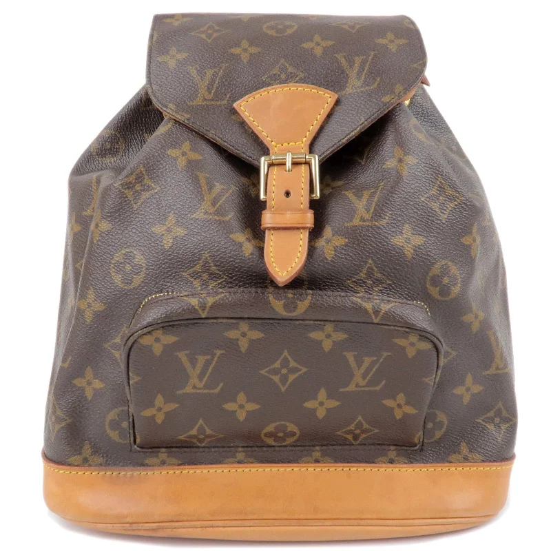 Louis Vuitton Monogram Montsouris MM Back Pack Bag M51136