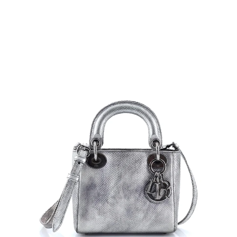 Lady Dior Bag Lizard Mini