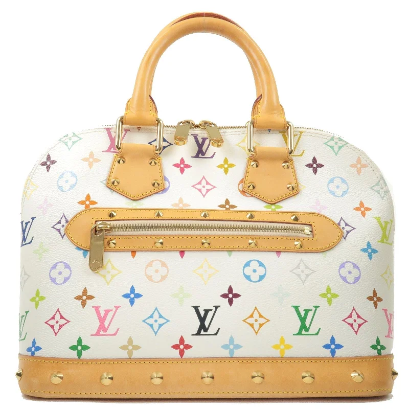 Louis Vuitton Monogram Multi Color Alma PM Hand Bag Blanc M92647