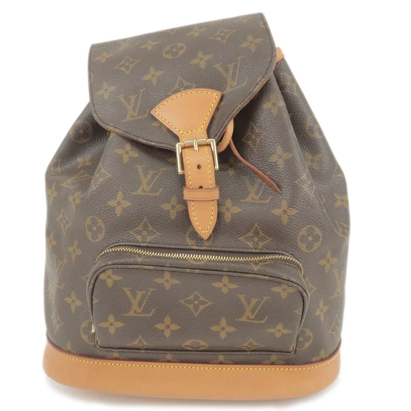 Louis Vuitton Monogram Montsouris MM Back Pack Bag M51136