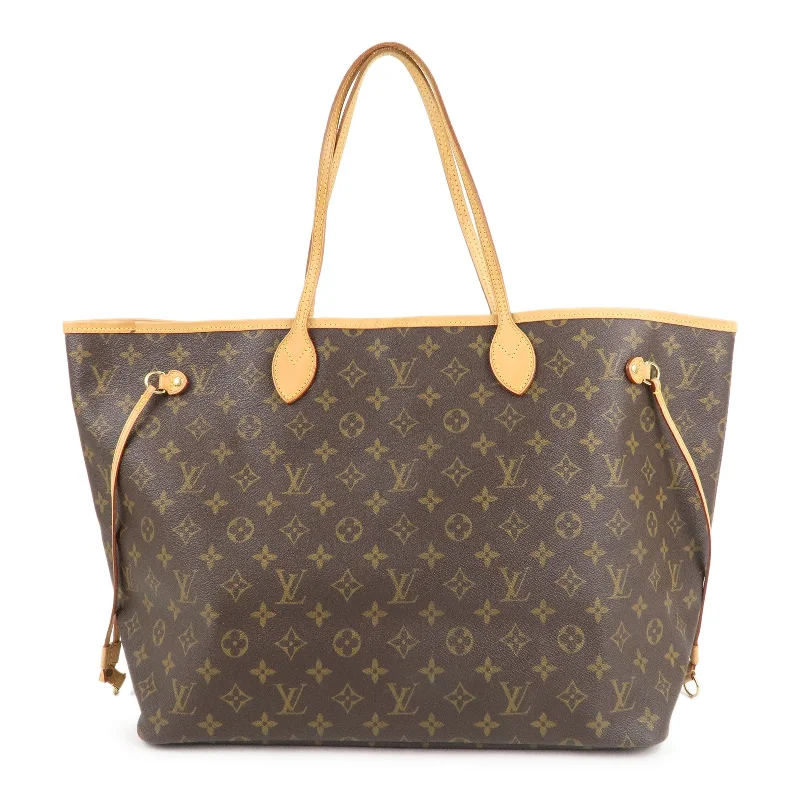 Louis Vuitton Monogram Neverfull GM Tote Bag Brown M40157