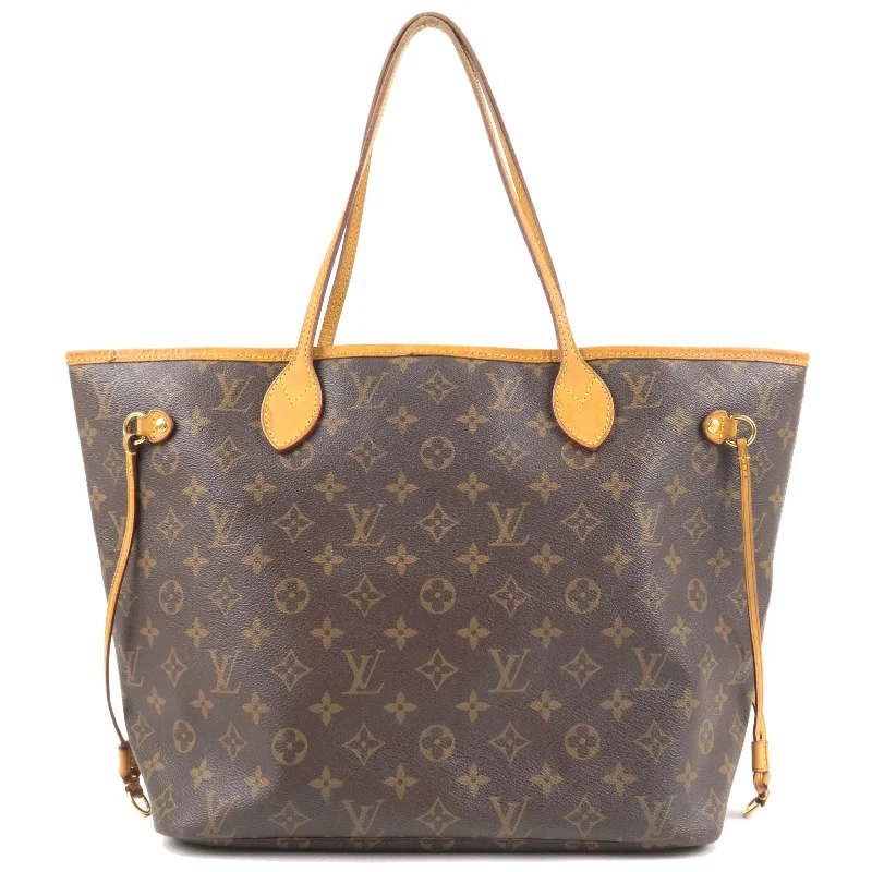 Louis Vuitton Monogram Neverfull MM Tote Bag M40156