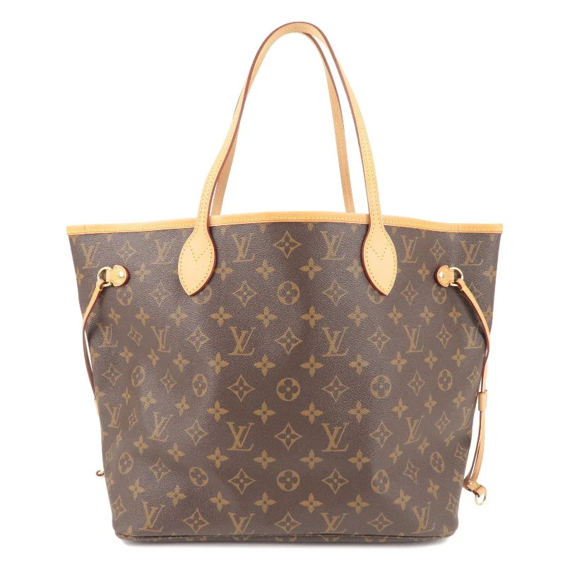 Louis Vuitton Monogram Neverfull MM Tote Bag Pivoine M41178