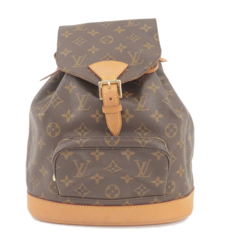 Louis Vuitton Monogram Montsouris MM Back Pack Bag M51136