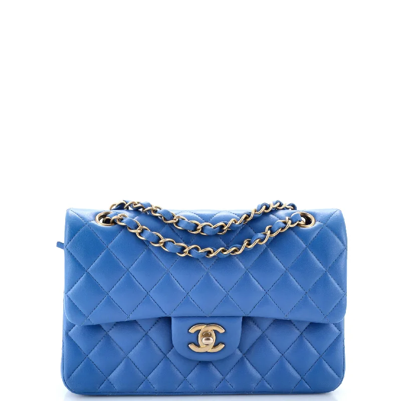 Classic Double Flap Bag Quilted Lambskin Small