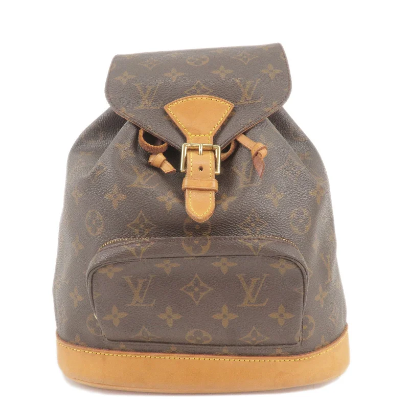 Louis Vuitton Monogram Montsouris MM Back Pack Bag M51136