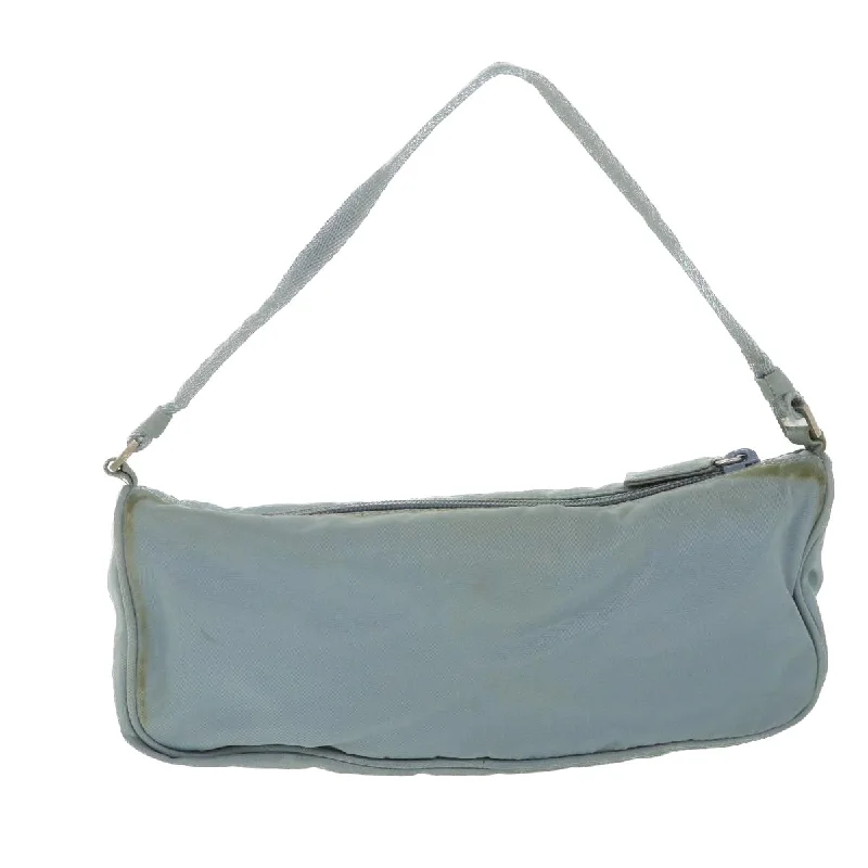 PRADA Accessory Pouch Nylon Light Blue  bs8953