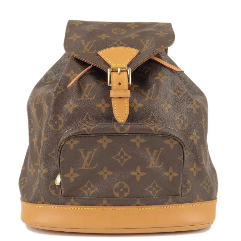 Louis Vuitton Monogram Montsouris MM Back Pack Bag M51136