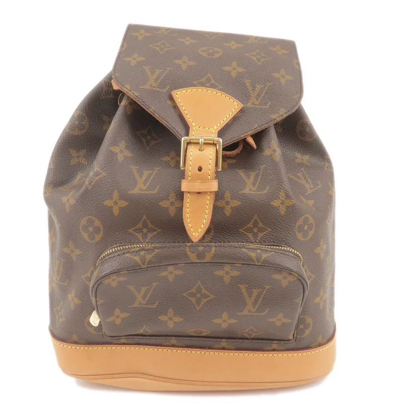 Louis Vuitton Monogram Montsouris MM Back Pack Bag M51136