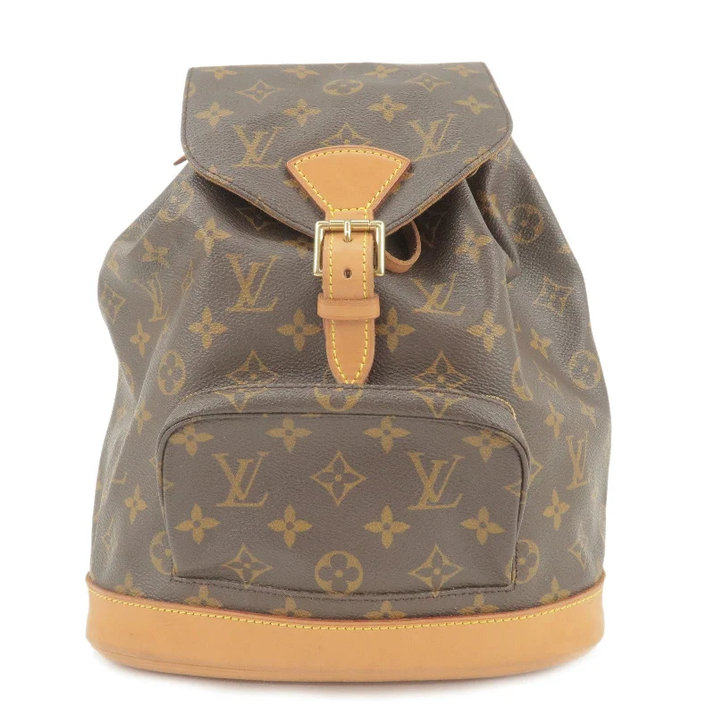 Louis Vuitton Monogram Montsouris MM Back Pack Bag M51136