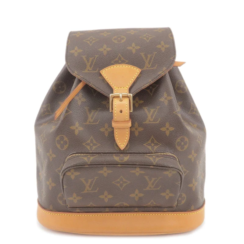 Louis Vuitton Monogram Montsouris MM Back Pack Bag M51136