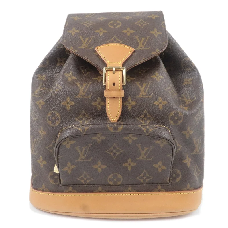 Louis Vuitton Monogram Montsouris MM Back Pack Bag M51136