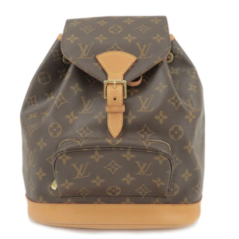 Louis Vuitton Monogram Montsouris MM Back Pack Bag M51136