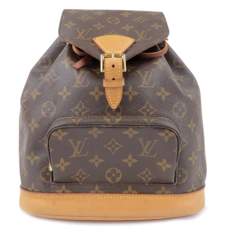 Louis Vuitton Monogram Montsouris MM Back Pack Bag M51136