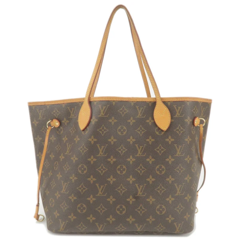 Louis Vuitton Monogram Neverfull MM Tote Bag Pivoine M41178