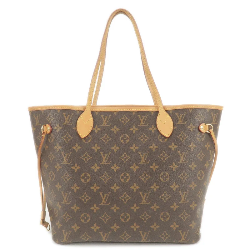 Louis Vuitton Monogram Neverfull MM Tote Bag Cerise M41177