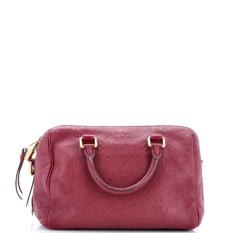 Speedy Bandouliere Bag Monogram Empreinte Leather 30